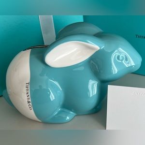 Tiffany & Co Blue Bunny Piggy Bank